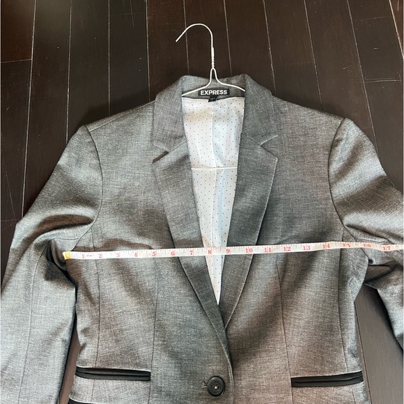 Charcoal Ladies Blazer - Picture 7 of 8